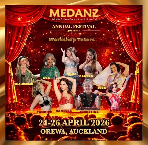 MEDANZ Festival 2026 workshop tutors